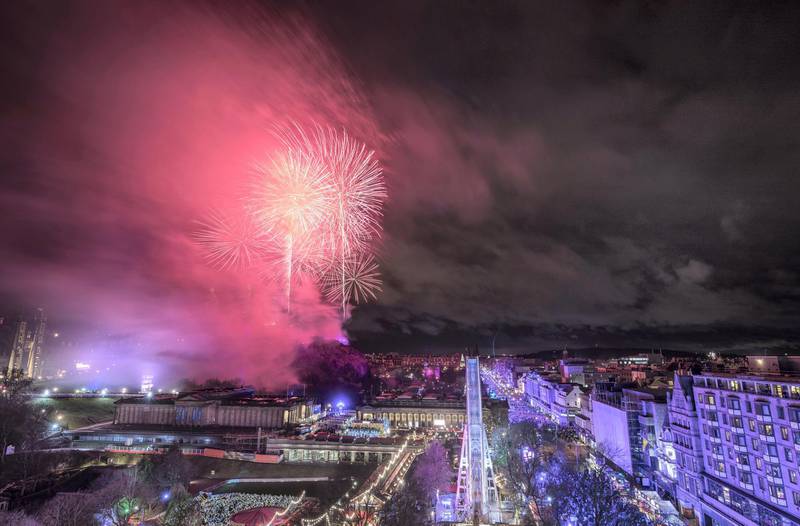 Scotland's capital is home to the UK's largest New Year celebrations. Last year, 183,857 people attended Edinburgh's Hogmanay. Courtesy Visit Scotland / Kenny Lam