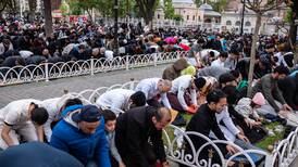 Turkey's Hagia Sophia Mosque draws thousands for Eid prayers