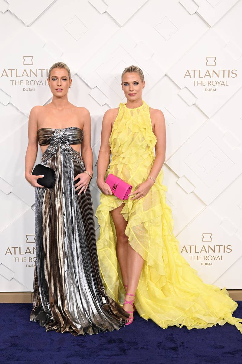 Lady Amelia Spencer and Lady Eliza Spencer. Photo: Jeff Spicer/Getty Images for Atlantis The Royal