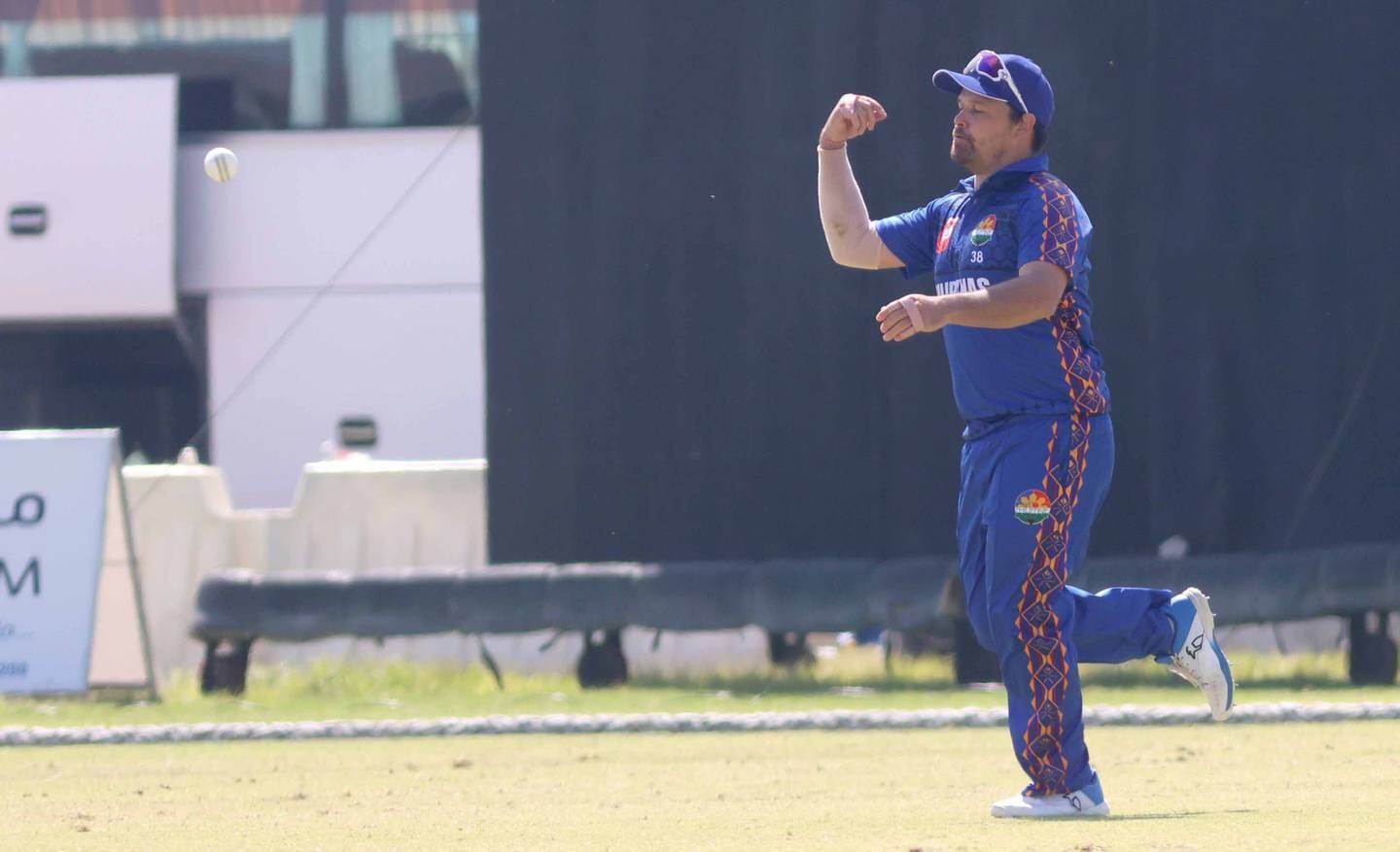 Richard Goodwin has opened the batting and the bowling for the Philippines at the ICC World T20 Global Qualifier. Photo: Subas Humagain