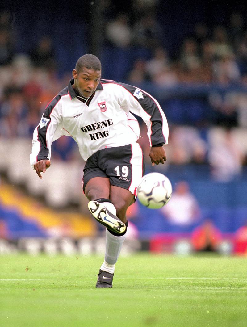 5 Aug 2000:  Titus Bramble of Ipswich in action during the Pre-Season Friendly match against AZ Alkmaar at Portman Road, in Ipswich, England. Ipswich won the match 2-1. \ Mandatory Credit: Phil Cole /Allsport