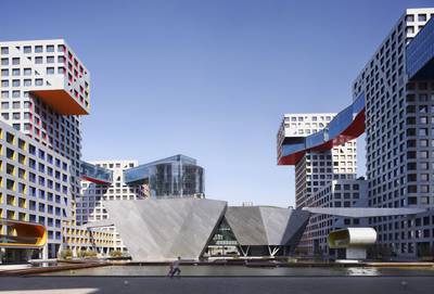 Linked Hybrid apartment complex in Beijing. Photo: Steven Holl Architects
