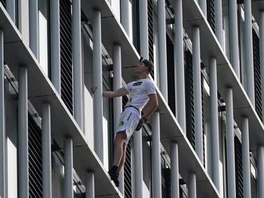 George King: daredevil jailed over Shard stunt scales another London tower
