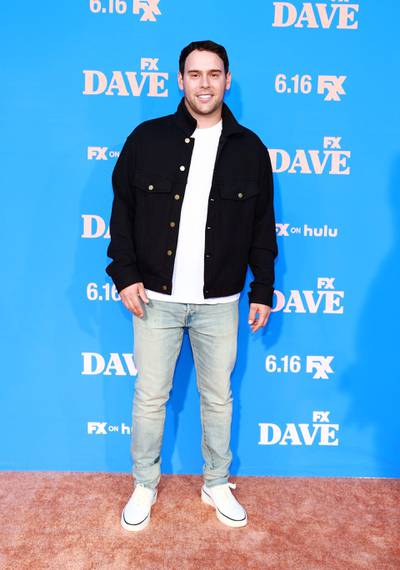 LOS ANGELES, CALIFORNIA - JUNE 10: Scooter Braun attends FXX, FX and Hulu's Season 2 Red Carpet Premiere Of "Dave" at The Greek Theatre on June 10, 2021 in Los Angeles, California.   Matt Winkelmeyer/Getty Images,/AFP
== FOR NEWSPAPERS, INTERNET, TELCOS & TELEVISION USE ONLY ==
