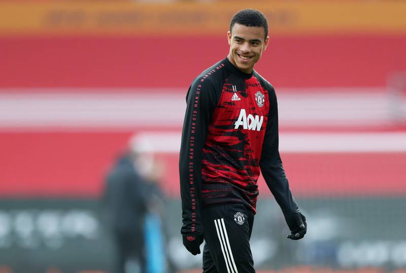 Mason Greenwood 6. On for Martial 78'. Reuters