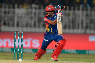 Babar Azam will now turn out for Karachi Kings in the PSL final.  AFP