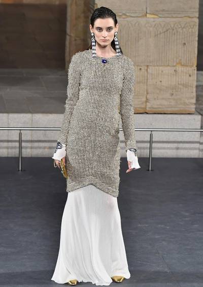 Pharrell Williams Channels a Pharaoh at Chanel Runway Show