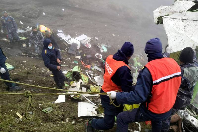 Police search for survivors, but none were found. AFP