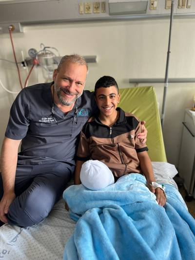 Dr Sinclair has been visiting Gaza twice a year for 12 years to treat children