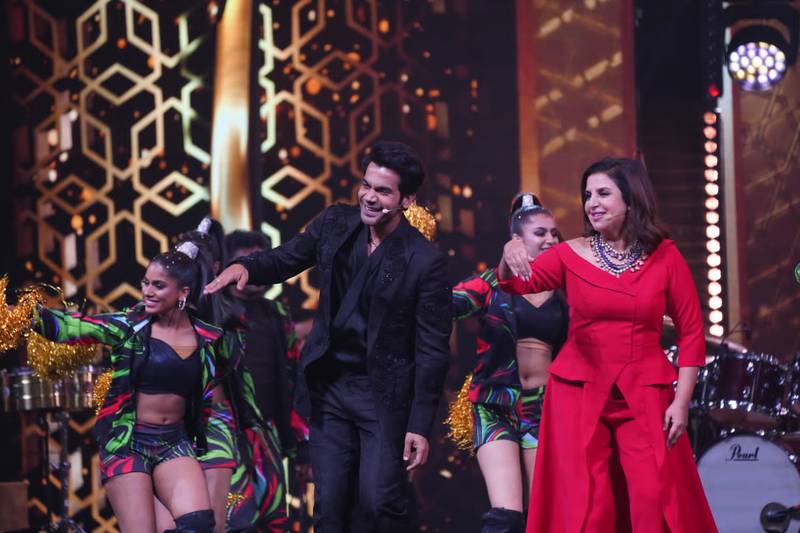IIFA Rocks 2023 hosts Rao and Khan Kunder begin the show in true Bollywood style - with a dance