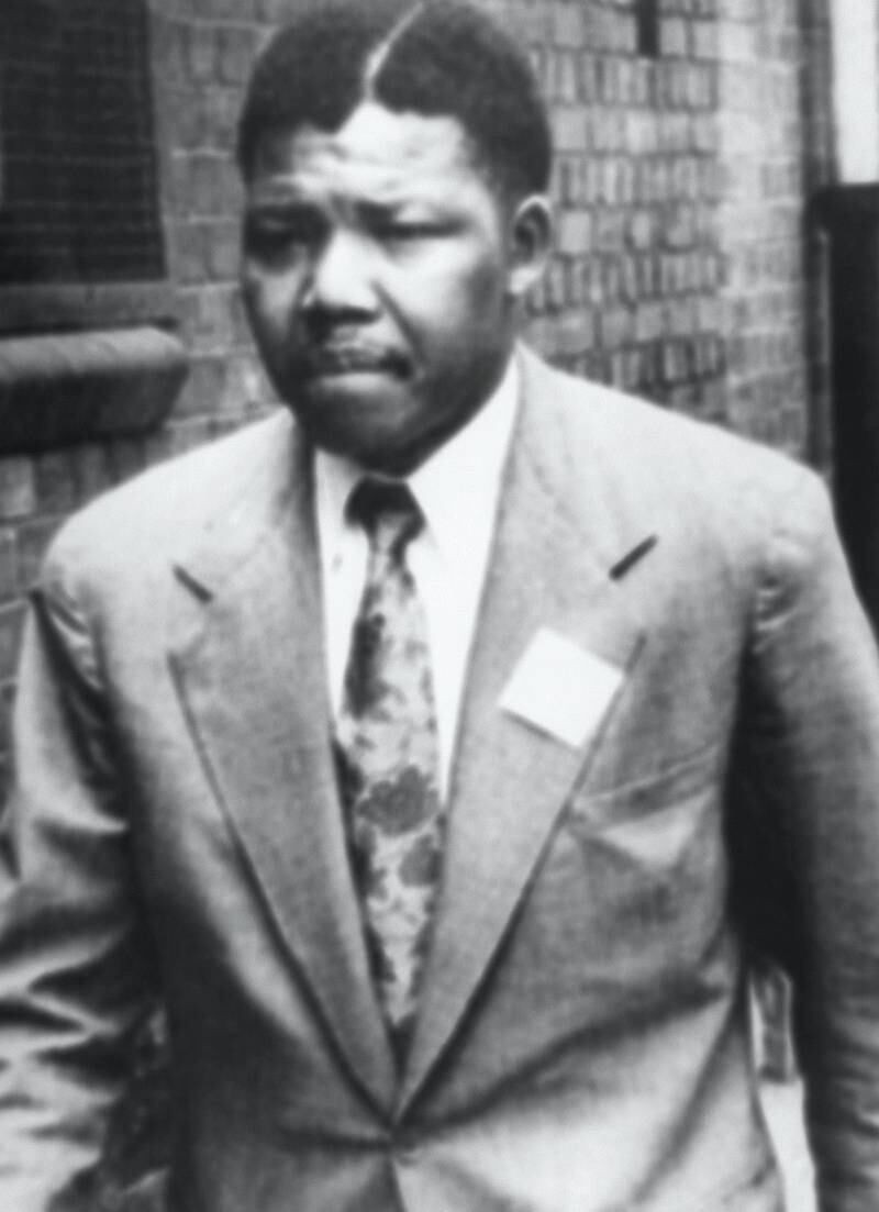 A file photo dated 1961 of South African anti-apartheid leader and African National Congress (ANC) member Nelson Mandela.