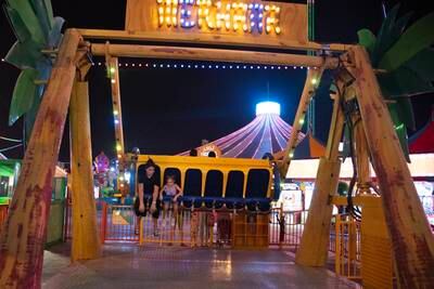 The Carneval arena has a number of rides and games for children 