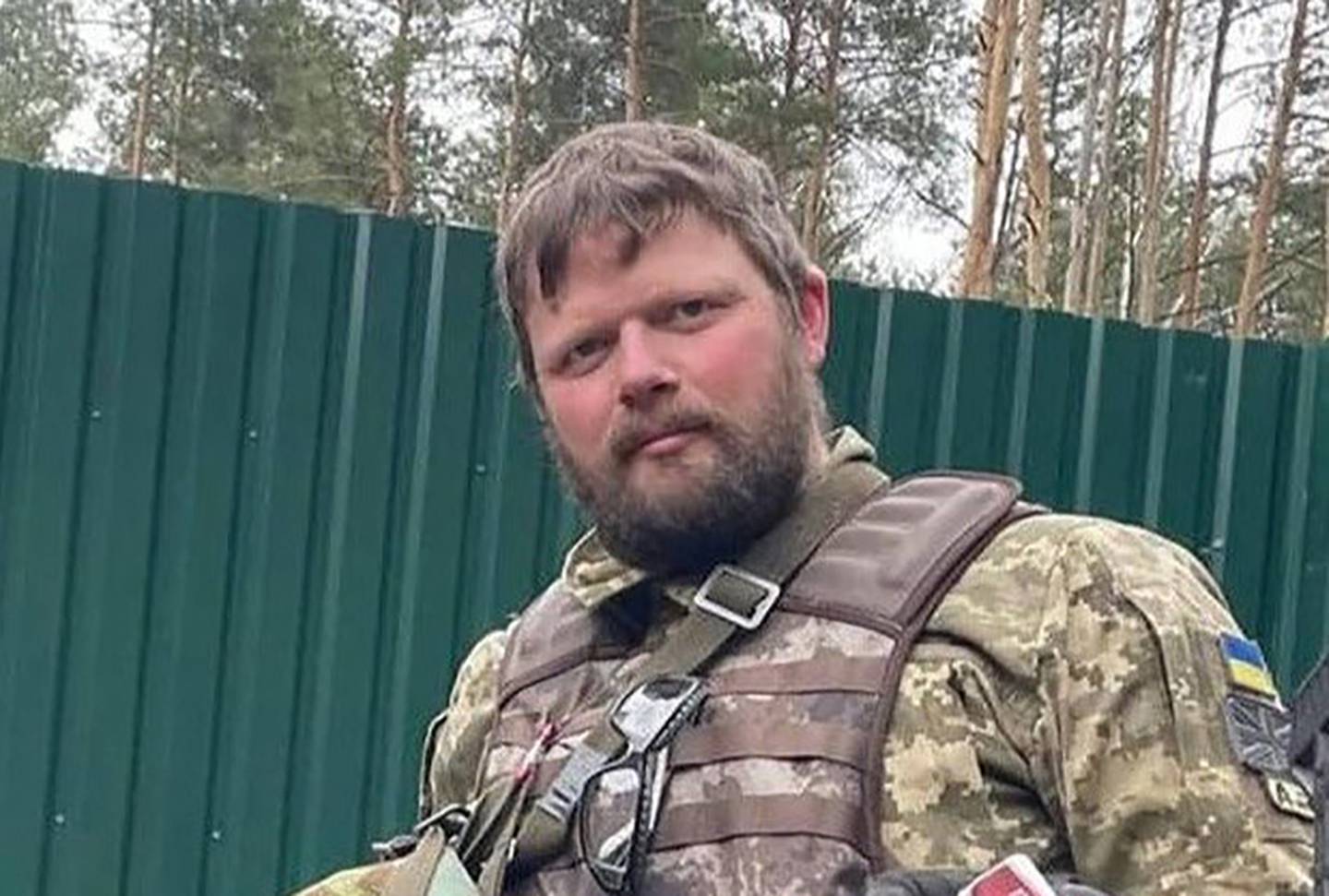 Scott Sibley, the first former British soldier to be killed in Ukraine, who died during fighting in April. 