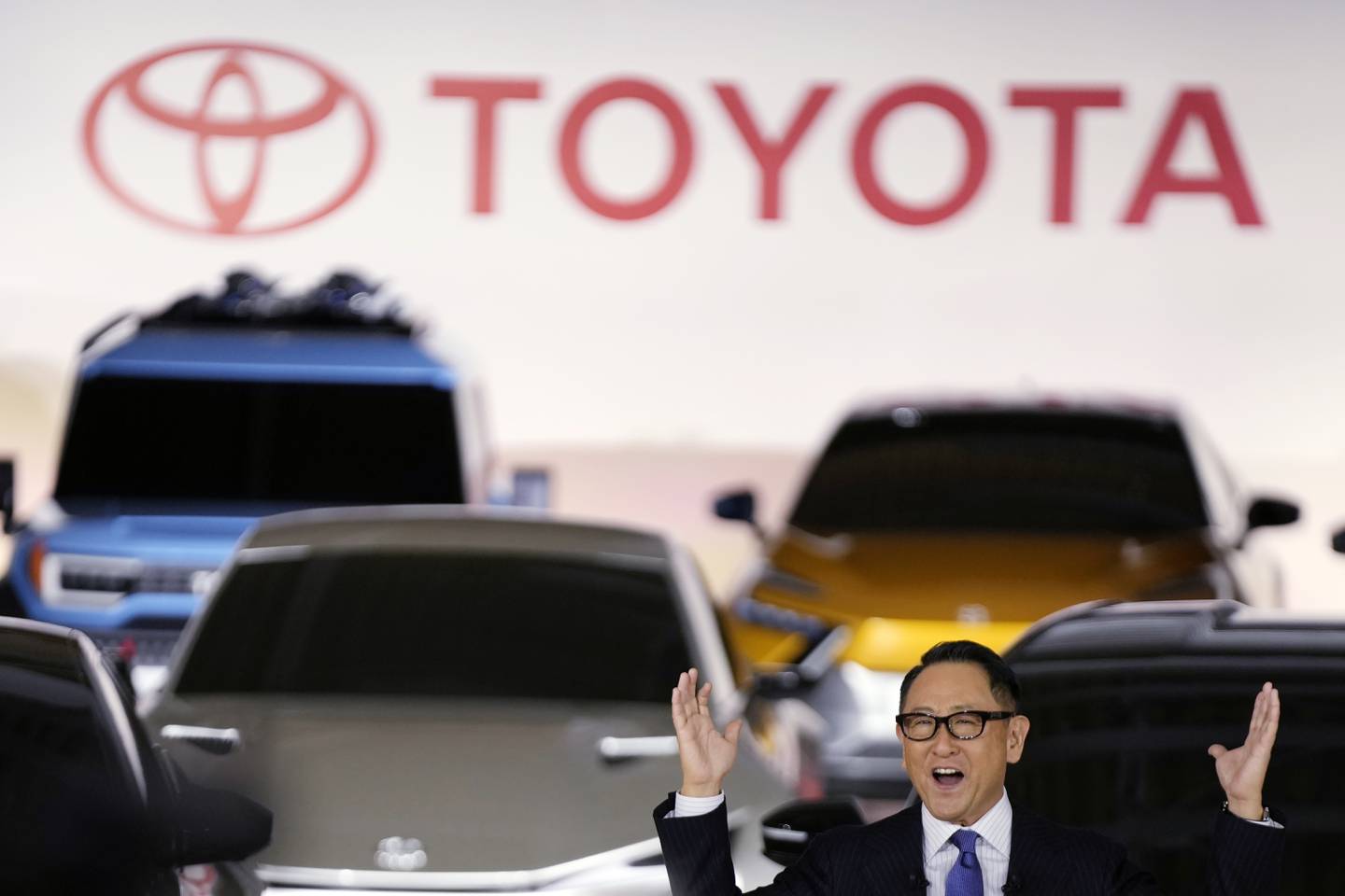 Toyota was the world's largest car maker in 2021. AP