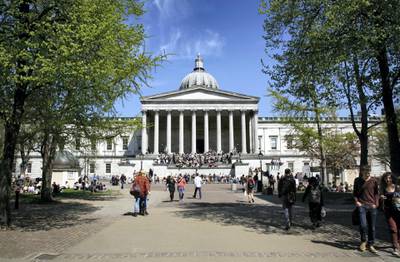 The Main Building of University College London on Gower Street. (Photo by: Loop Images/Universal Images Group via Getty Images)