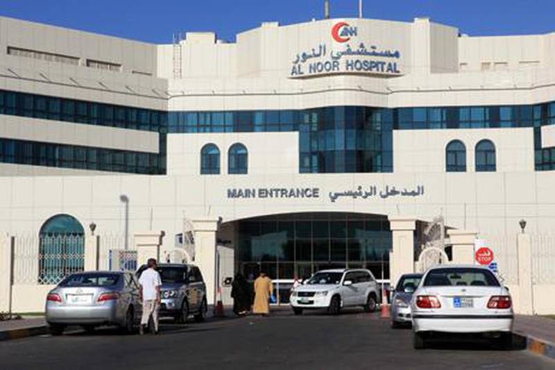 Al Noor Hospital between Airport road and Khaleej Al Arabi street in Abu Dhabi. The company has announced an IPO on the London Stock Exchange. Ravindranath K / The National