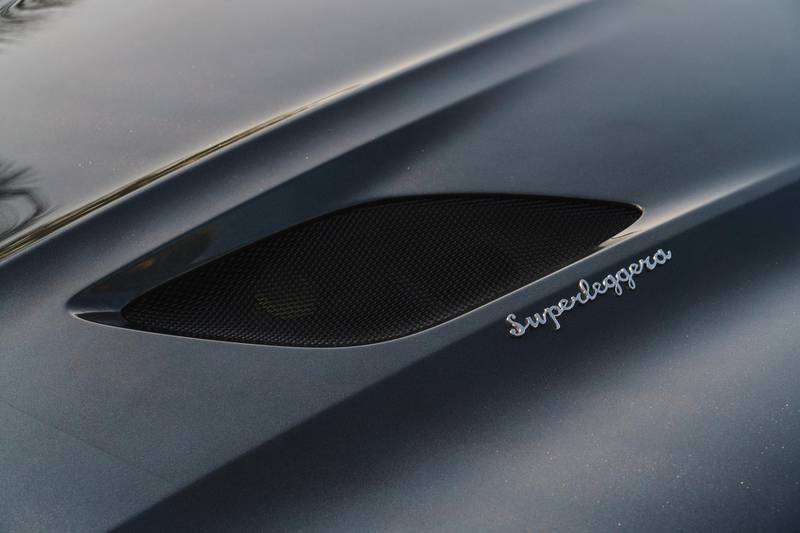 Superleggera translates from Italian as 'superlight'. Aston Martin