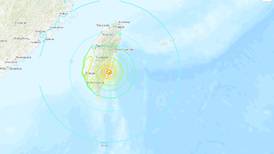 Japan tsunami alert passes after 6.9-magnitude earthquake off Taiwan