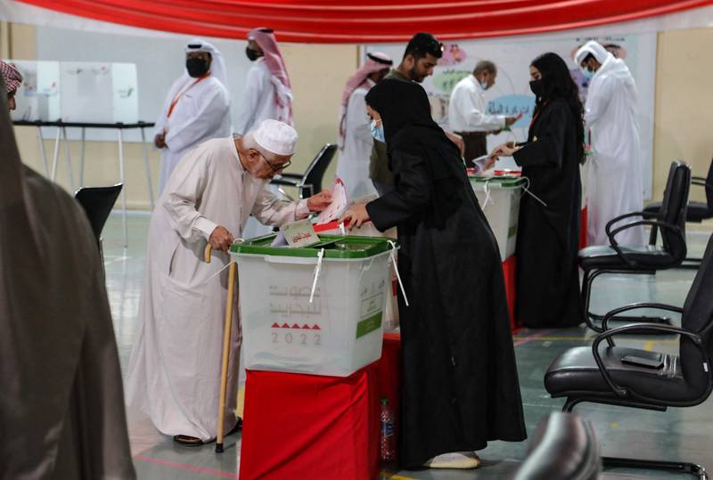 Voter turnout in 2018 was 67 per cent, the highest level since Bahrain became a constitutional monarchy in 2002. Surveys suggest the turnout on Saturday could be as high as 70 per cent.