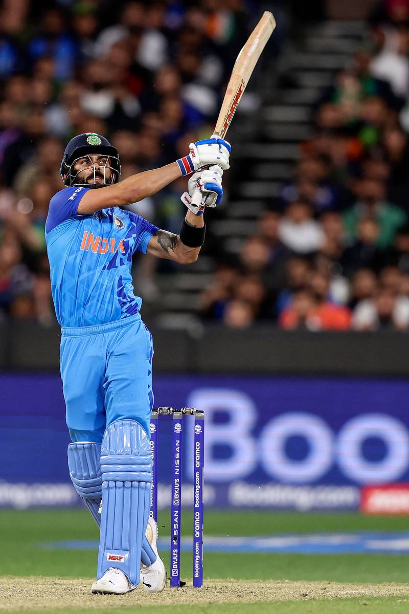 India's Virat Kohli scored one of the finest T20 innings in a chase against Pakistan in Melbourne. AFP