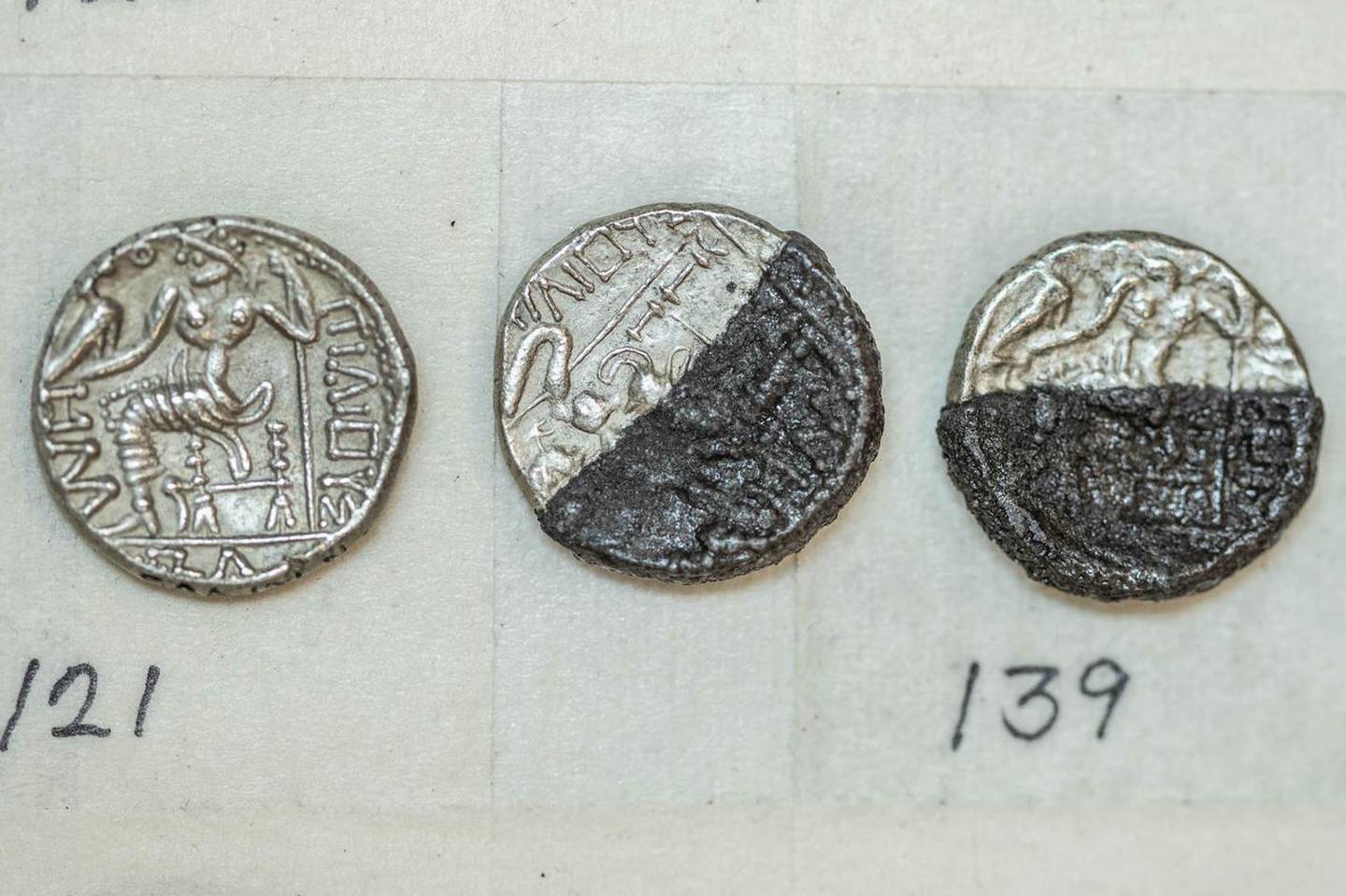 Sharjah Archaeology Authority unearthed the coins in February. Courtesy: Sharjah Archaeology Authority