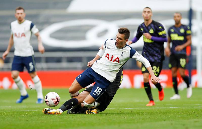Giovani Lo Celso - 7: The Argentine dictated the tempo as Spurs dominated from start to finish. Reuters