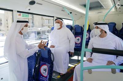 Sheikh Hamdan was told how Dubai aims to keep commuters on the move in the years ahead