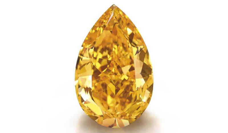 The Orange diamond was sold by Christie’s in Geneva in November 2013 for $35.5 million. Photo: Christie's