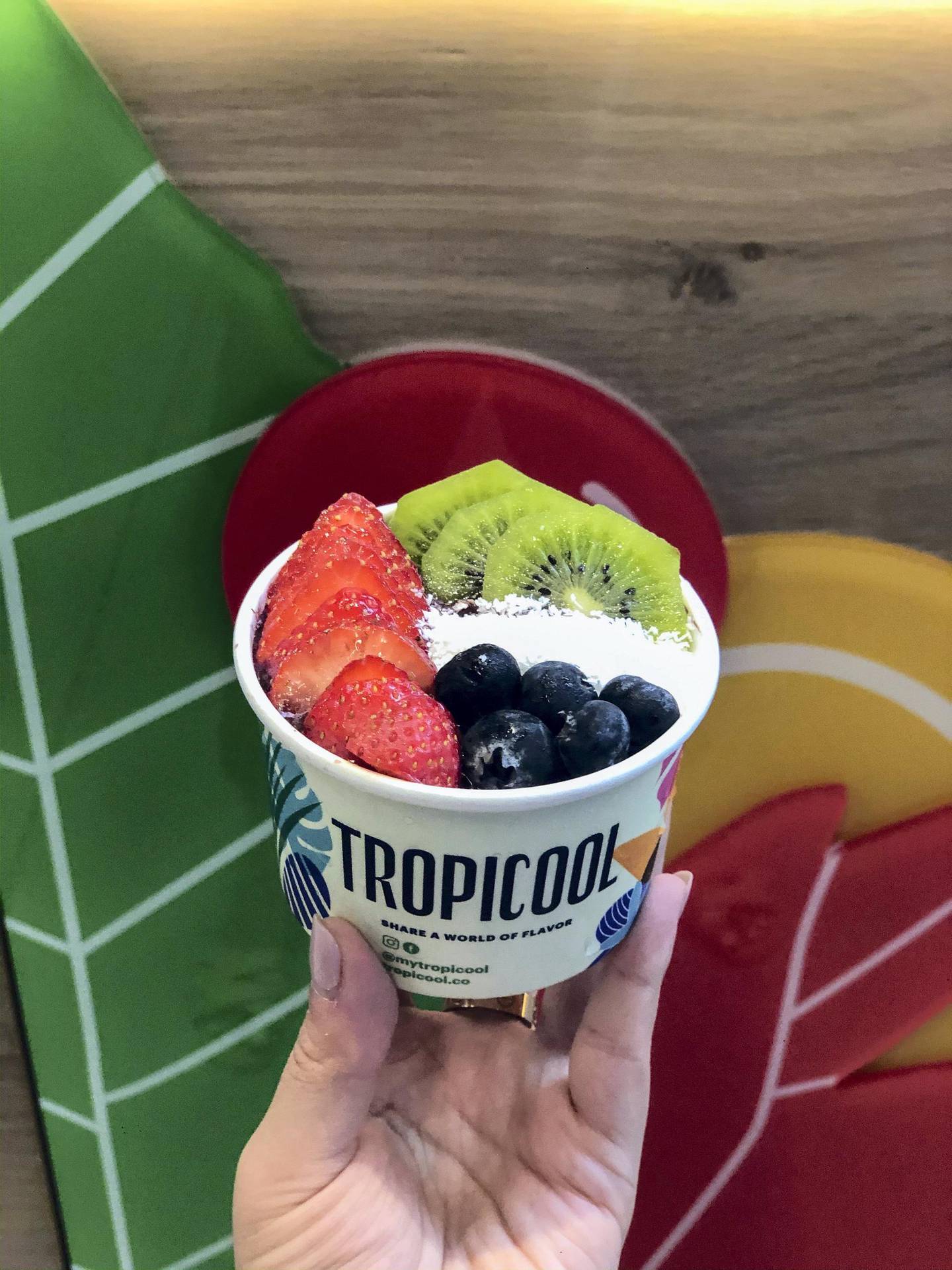 Tropicool has launched National Day-themed bowls. Courtesy of Tropicool
