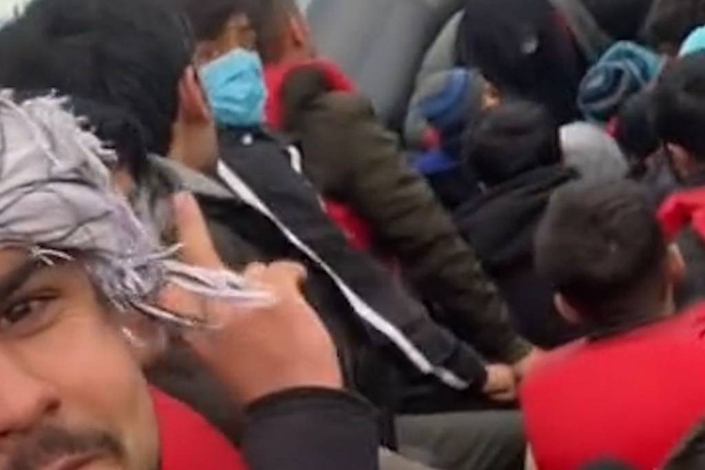 Afghan migrant documents dangerous journey across Channel