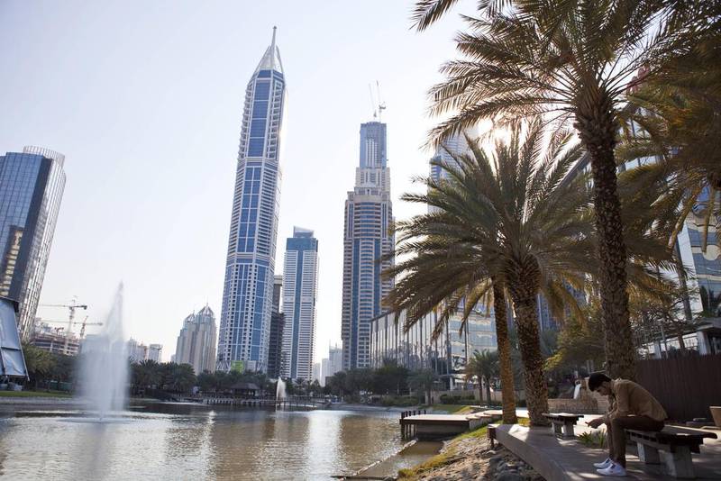 Tecom, which includes Dubai Media City, will list on the Dubai Financial Market. Razan Alzayani / The National