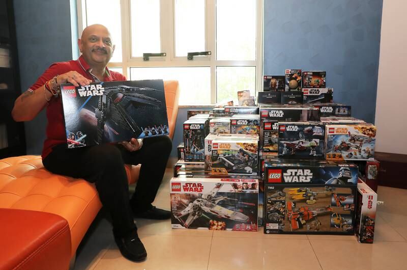 Mr Shah believes his Lego hoard could be one of the biggest any collector has.