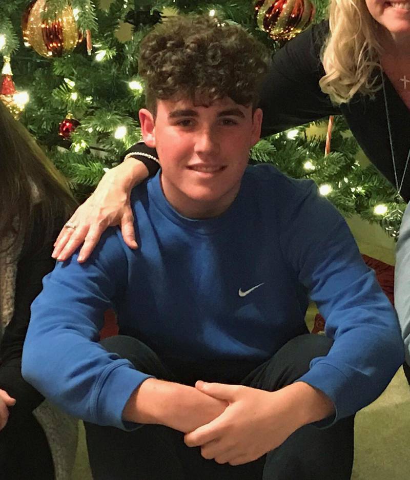 This undated photo made available by Joan Cox shows her nephew Luke Hoyer. Hoyer was a student at Marjory Stoneman Douglas High School in Parkland, Fla. He was killed when former student Nikolas Cruz opened fire at the school Wednesday, Feb. 14, 2018. (Joan Cox via AP)