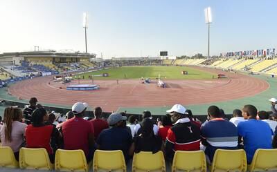 The Khalifa International Stadium ahead of the Diamond League athletics meet on May 13, 2022. EPA