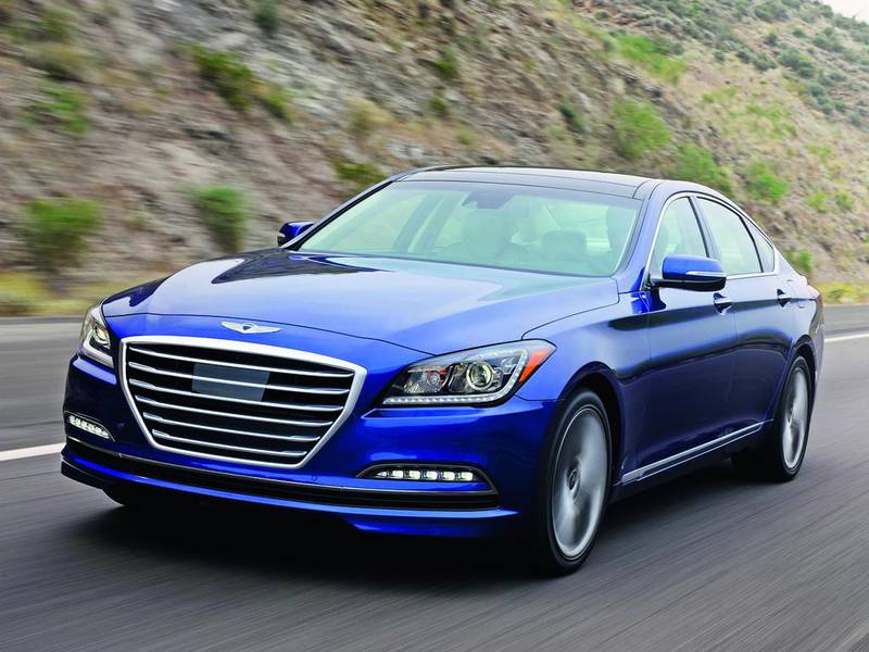 The new Genesis with its sophisticated design and attention to driving dynamics gives it a European feel. Courtesy Hyundai
