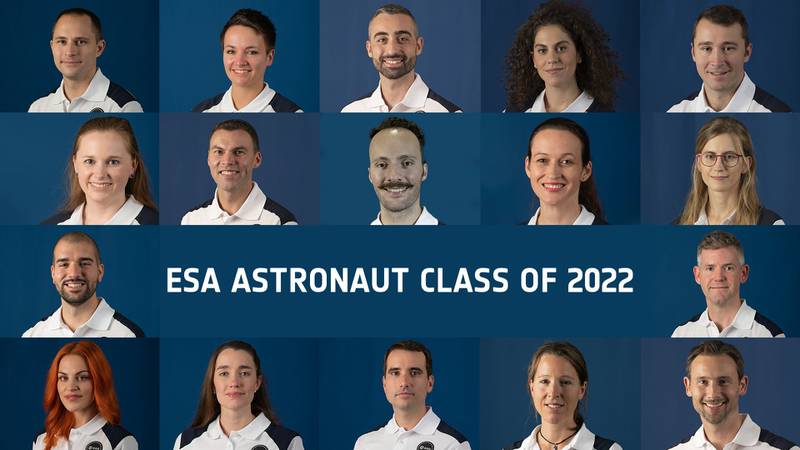 The European Space Agency has revealed the astronauts selected to take part in its training programme. All photos: ESA
