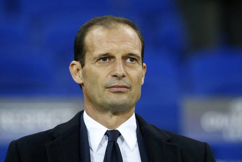 Juventus manager Massimiliano Allegri before the match. Guillaume Horcajuelo / EPA