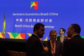 Visitors at the Brazil-China Business Seminar in Beijing, China, on Wednesday. China is Brazil's biggest trading partner, with a record $150.5 billion in bilateral trade last year. Reuters