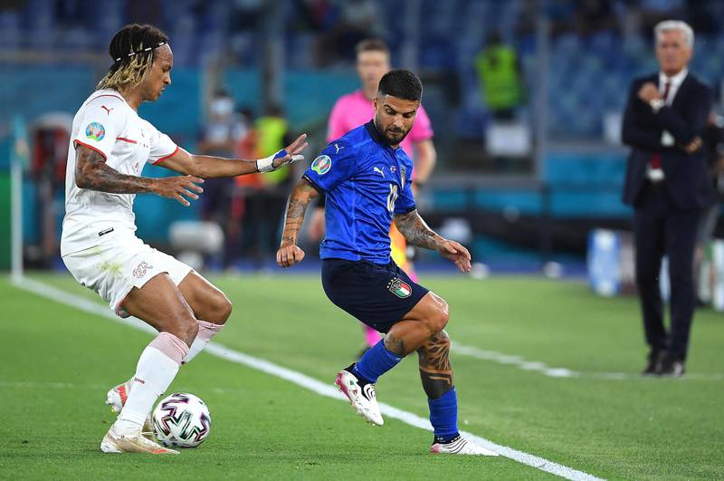 Lorenzo Insigne: 6 - The 30-year-old showed glimpses of quality, able to cut in on his right and attempt efforts from range but lacking the final ball or finish. EPA