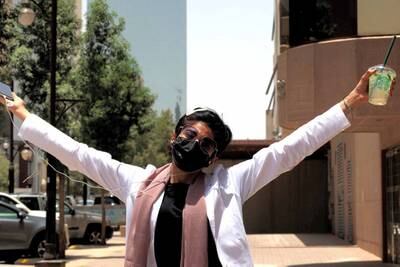 Safi, a 26-year-old Saudi physician. AFP