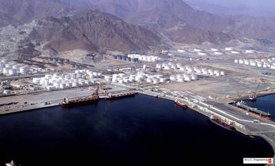 Operations at Fujairah Port are continuing as usual, the emirate's government media office has said. Courtesy: Port of Fujairah