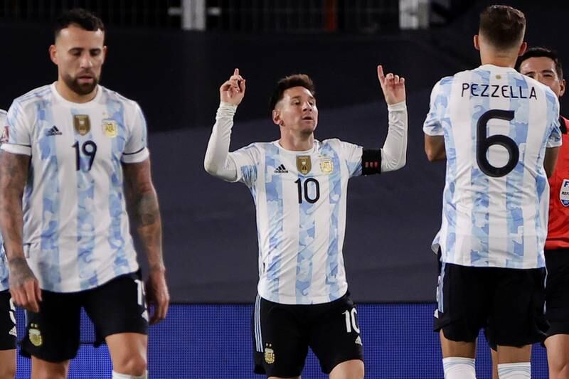 Lionel Messi scored a hat-trick for Argentina in their World Cup qualifying win over Bolivia on Thursday, September 9. EPA