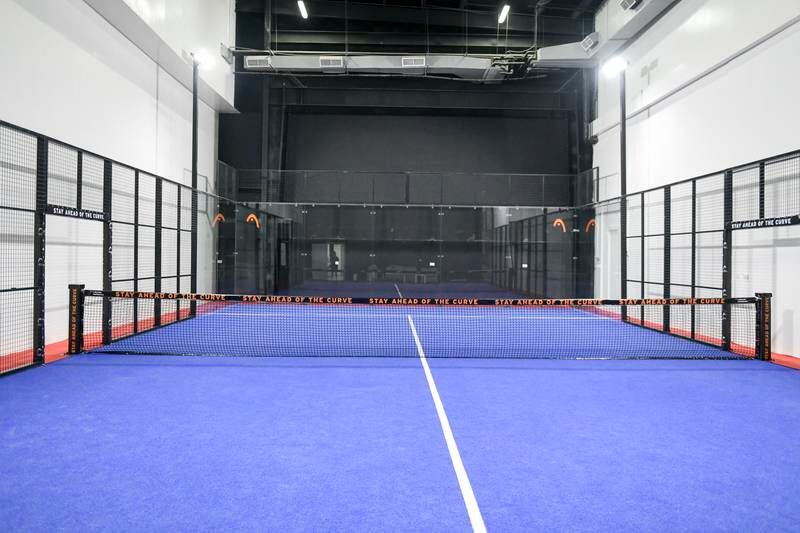 A sixth VIP court is available for those who prefer to play in private