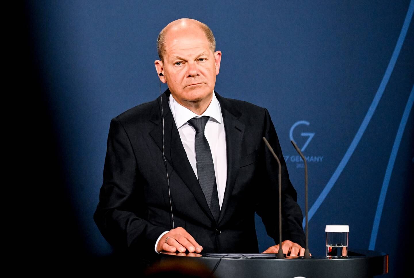 German Chancellor Olaf Scholz has been criticised for his reluctance to send heavy weapons to Ukraine. EPA 