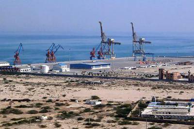 China took formal operational control of the Gwadar port on Pakistan's Arabian Sea coast last month. Behram Baloch / AFP
