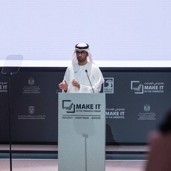 UAE leaders announce plans to boost local manufacturing