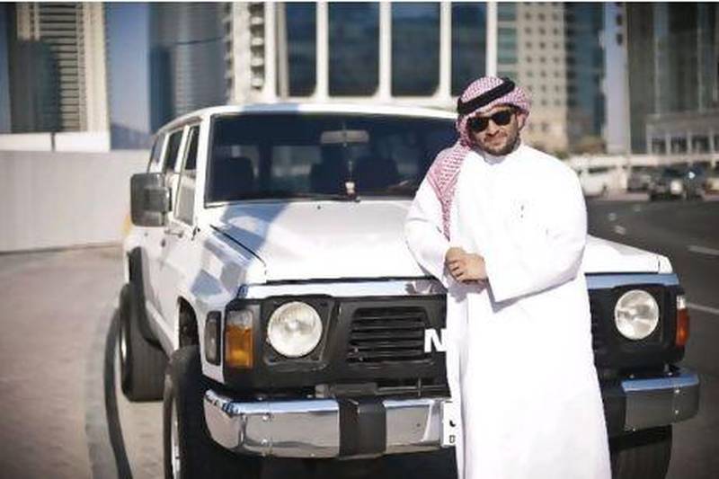 Omar Al Jaddou spent thousands of dirhams renovating his 1996 Nissan Patrol in part because it brings back happy memories of his father's car from when he was a child.