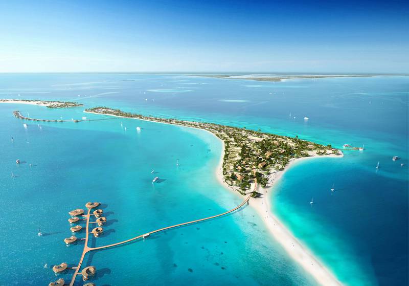 The St Regis Red Sea resort will be on an island. Photo: The Red Sea Development Company