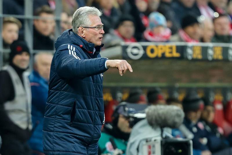 MAINZ, GERMANY - FEBRUARY 03: Head coach Jupp Heynckes of Muenchen gestures during the Bundesliga match between 1. FSV Mainz 05 and FC Bayern Muenchen at Opel Arena on February 3, 2018 in Mainz, Germany. (Photo by TF-Images/TF-Images via Getty Images)