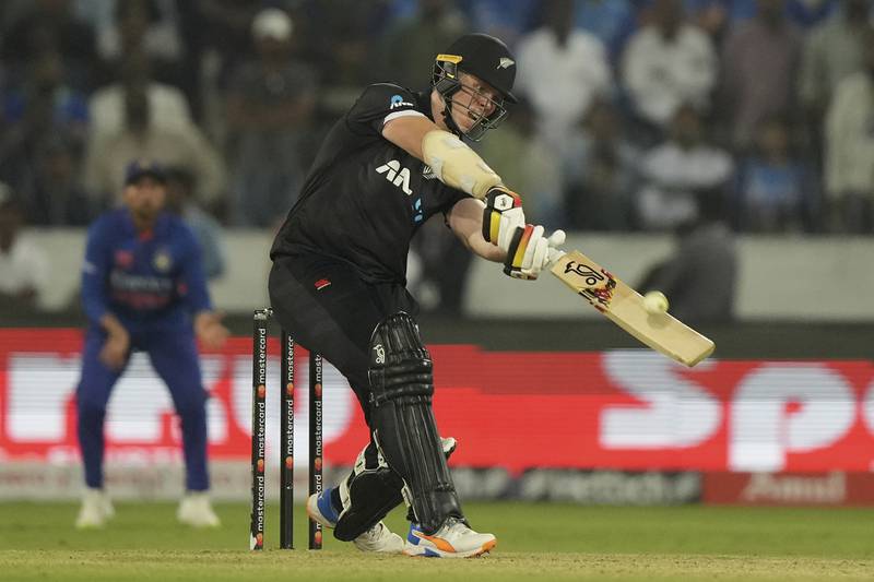 New Zealand's Michael Bracewell smashed 140 from 78 balls to almost clinch a stunning win. AP